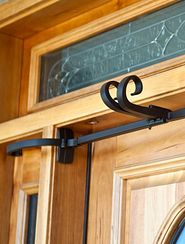 Balsam Hill garland hanger on door