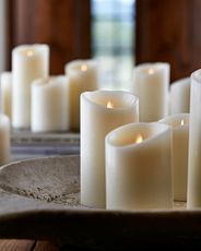 Artificial pillar candles