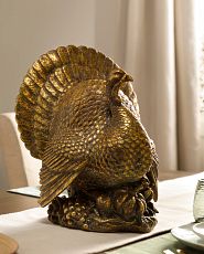 Turkey décor on table